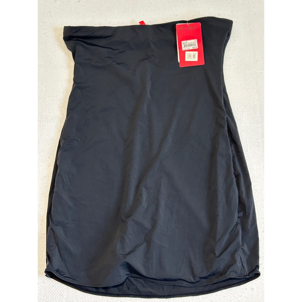 Spanx High Waist Half Slip Black Shapewear Skirt 1494 XL New